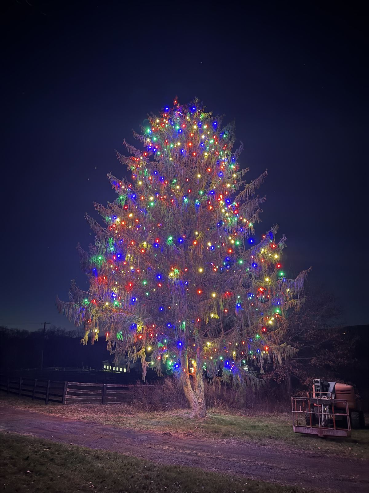 Golden Glow Lighting installation, North Jersey