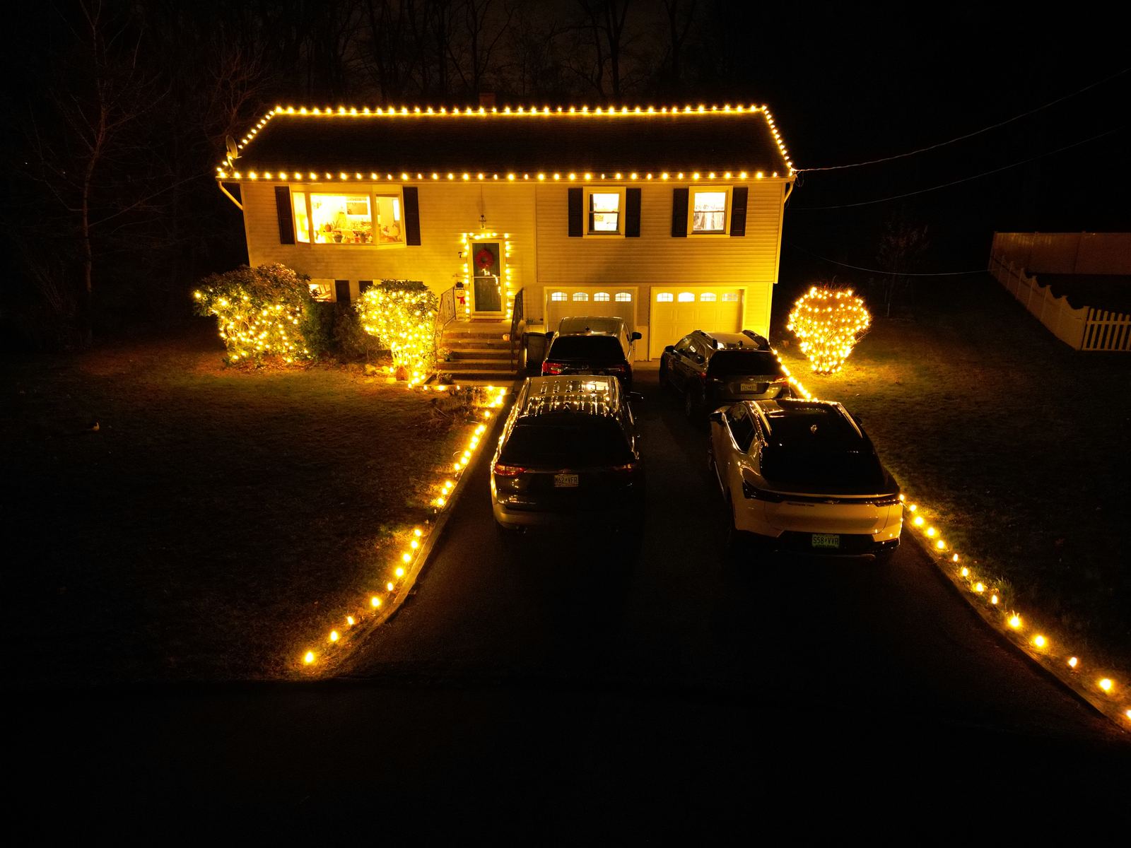 Golden Glow Lighting installation, North Jersey